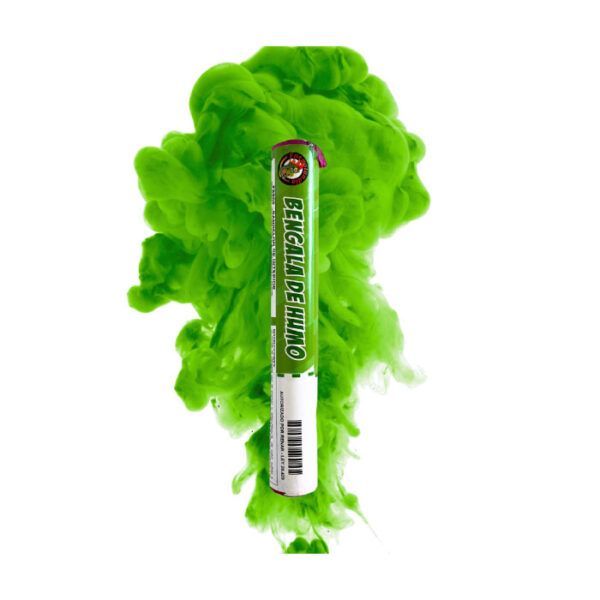 BENGALA DE HUMO VERDE OSCURO
